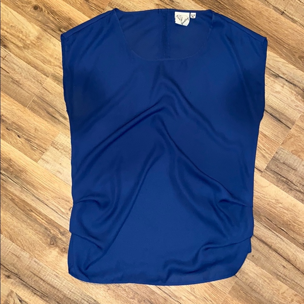Dark blue blouse